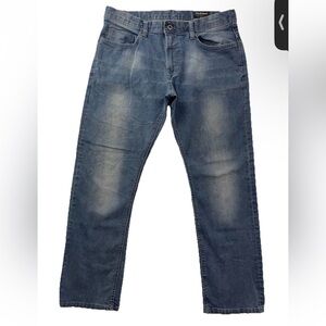 Buffalo David Bitton Jeans Men's 36x28 Evan-X Basic Slim Stretch Blue Denim